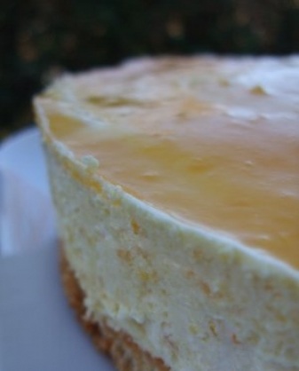 Баварский торт из манго и апельсина