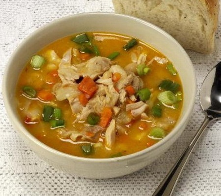 Китайский куриный суп
