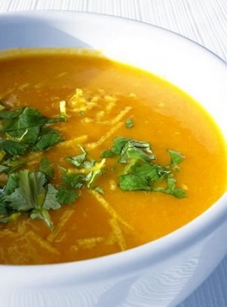 Морковно-кокосовый суп