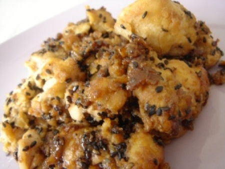 Курица, карамелизованная с кунжутом Курица, карамелизованная с кунжутом
