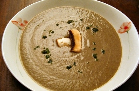 Грибной суп с горчицей