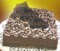 Хрустящий торт с шоколадом