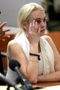 звезды с плохой кожей Lindsay Lohan
