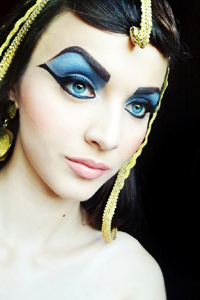 как делать макияж в египетском стиле