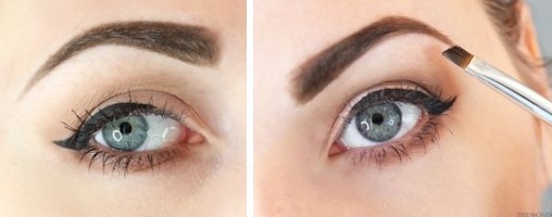 макияж глаз нейтральных оттенков
