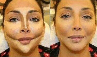 макияж, чтобы лицо воспринималось худым