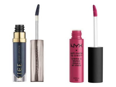 помады Vice Liquid Lipstick от Urban Decay и Soft Matte Lip Cream от Nyx Cosmetics