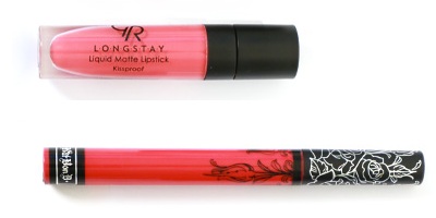 помады Longstay Liquid Matte Lipstick – Cookies Makeup и Everlasting Liquid Lipstick от Kat Von D