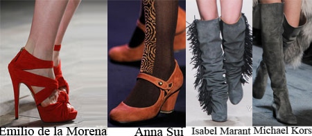 лучшие тренды обуви сезона зима 2012