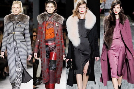 женские пальто модные тренды сезон осень-зима 2012-2013