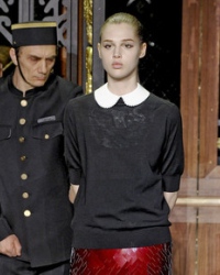 как носить модный свитер сезон зима 2012 Louis Vuitton