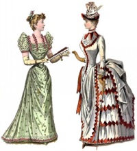 одежда викторианских женщин