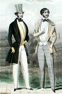 мужская одежда викторианской эпохи