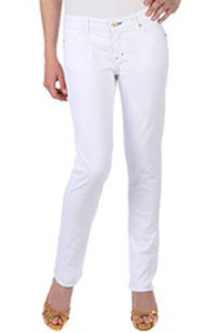 как хорошо выглядеть в белых брюках