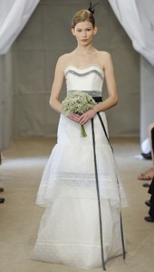 Каролина Херрера весенняя коллекция свадебных платьев 2013