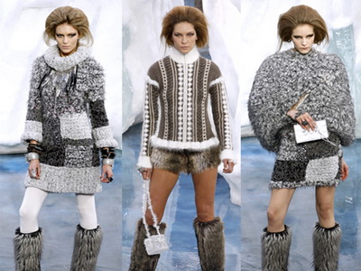 одежда из меха Chanel сезона осень-зима 2011