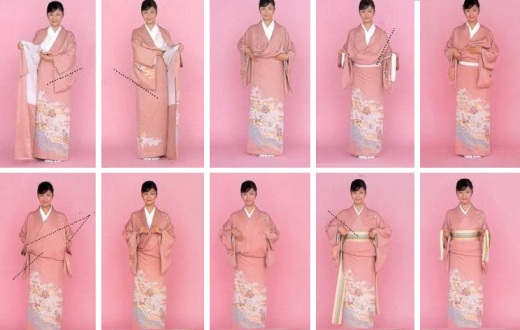 Выкройка кимоно с описанием техники пошива