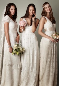 основные тренды в свадебных платьях 2013