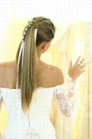 свадебные прически для длинных волос
