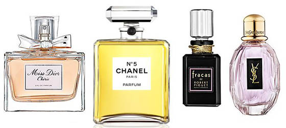 французские духи ароматы Miss Dior Chanel N5 Fracas Yves Saint Laurent