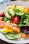 диетический салат из фруктов