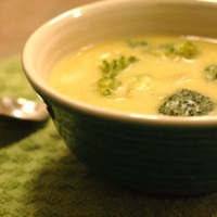 сырный суп брокколи
