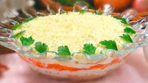 классический салат мимоза