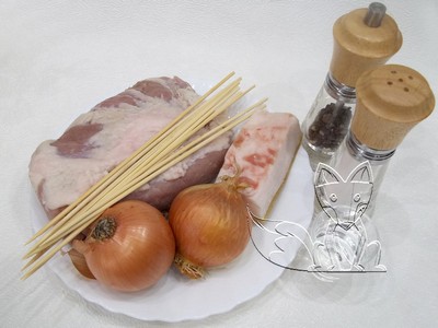 ингредиенты на шашлык из свинины